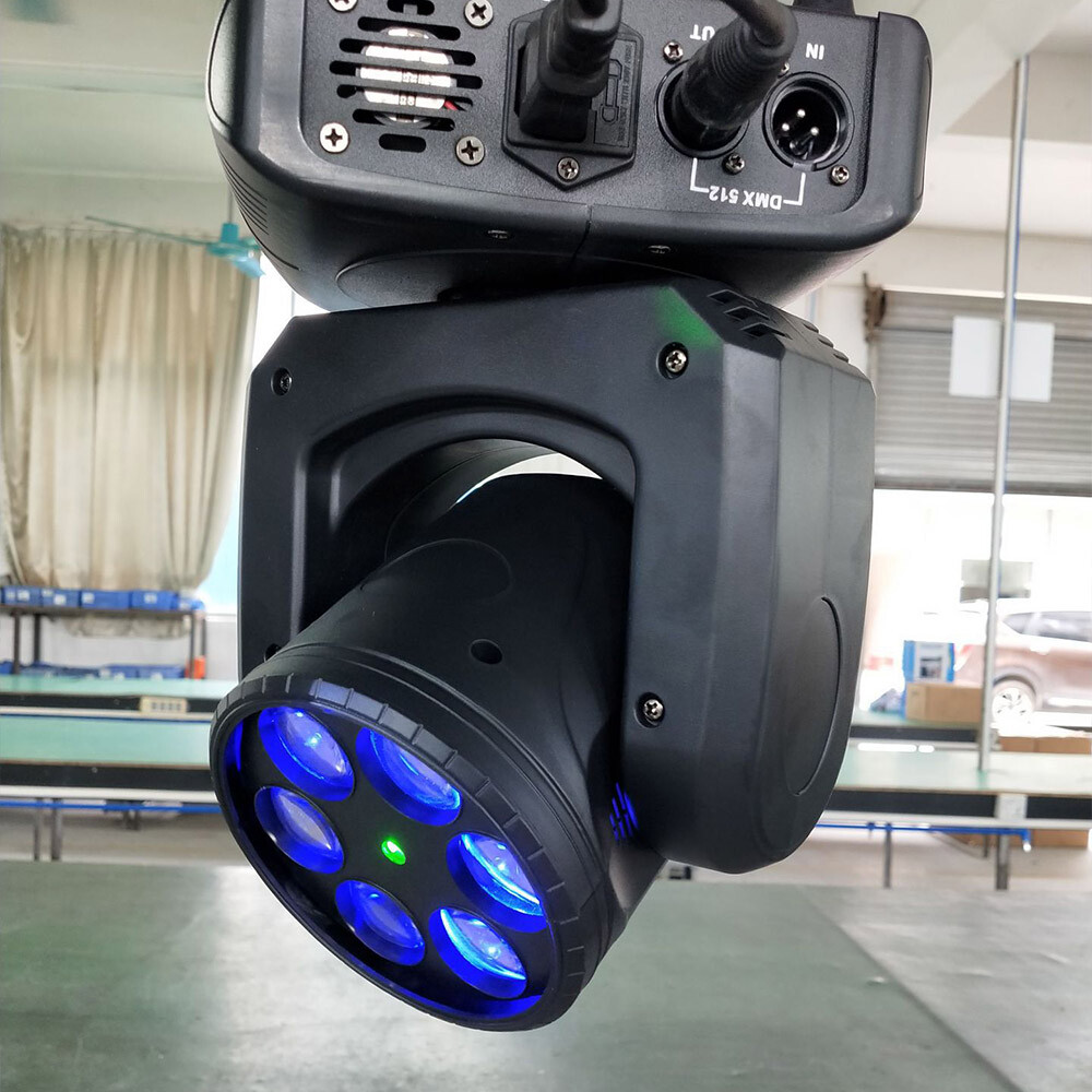 1500W 4 in 1 Bee Eye Moving Head Lamp Stage Lighting 6 LED Beam RGBW Disco Party DJ Spot Light