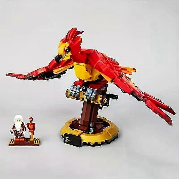 Magic Movie Hedwiged Owl Phoenix Fawkesed Divine Beast Building Blocks Bricks Animal Model Assembled Kids Toys Christmas Gifts