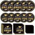 thumbnail image 1 of Graduation Party Supplies Kit Serves 50 - Graduation Party Black Class of 2025 Tableware Disposable Dinner Plates Dessert Plates and Napkins for Congrats Grad Party Decorations, 1 of 6