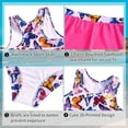 thumbnail image 6 of Aideaone Girls Swimsuit 3 Piece Bathing Suit UPF 50+ Beach Tankini Sets Girls' Racerback Swimwear with Shorts 8-15 Years, 6 of 7