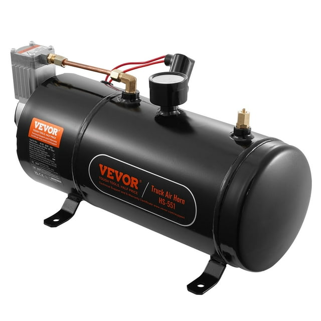 Compresor de aire VEVOR 12V con tanque de 3 litros, 3.2 PSI Train Horn