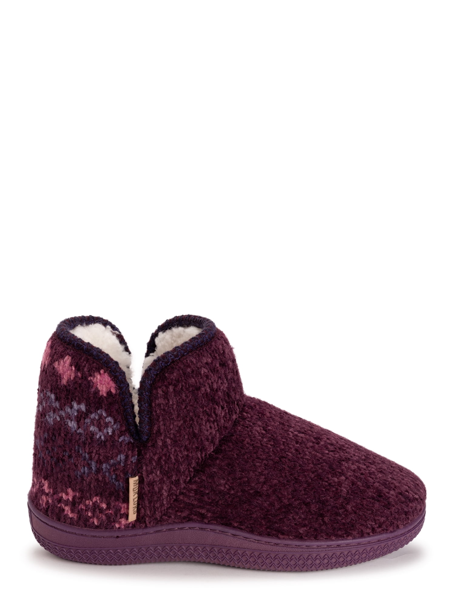 MUK LUKS Women's Chenille Bootie Slipper