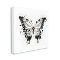 thumbnail image 4 of Stupell Industries Modern Black Butterfly Animals & Insects Painting Gallery Wrapped Canvas Art Print Wall Art, 17 x 17, 4 of 8