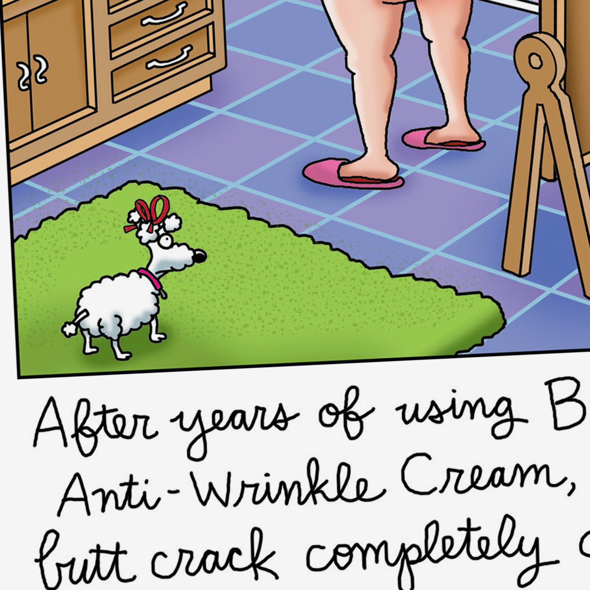 Hallmark Shoebox Funny Birthday Card (Butt Crack Anti-Wrinkle Cream)