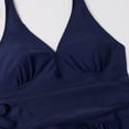 thumbnail image 4 of Maillots de Bain pour Femmes Grande Taille, Maillot de Bain une Pièce pour Femmes, Robe de Bain Fluide à Col en V Profond, Jupe de Bain Modeste à Couverture Complète, Maillots de Bain pour Femmes G-4TG, 4 of 5