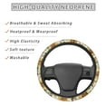 thumbnail image 4 of Jeiento Sunflower Auto Car Steering Wheel Cover Vintage 15 Inch Steering Wheel Protector for Women Men Anti-Slip Car Accessory Decor Universal Fit for Most Cars,Truck,Sedan,Van, 4 of 6