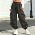thumbnail image 2 of Bovxnpu Girls Summer Wide Leg Pants Solid Girls Summer Thin Bow Elastic Waist Wide Leg Casual Sports Pants, 2 of 7