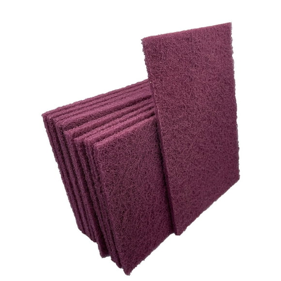 Scrub Pad VSM, almohadilla de mano muy fina, no tejida, 6 x 9 cm, paquete de 10