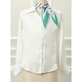 thumbnail image 5 of INSPIRE CHIC Women's Silky Rhombus Neckerchief Stripe Print Neck Scarf, 5 of 5
