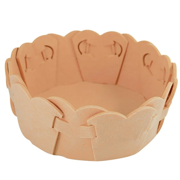 Cat Bed Creative Felt Cute Circle Washable Detachable Cat Basket Pet Bed