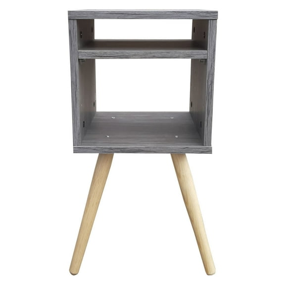 Buro Smart Hogare Mesa De Noche Gris Hogare Buro Smart Hogare