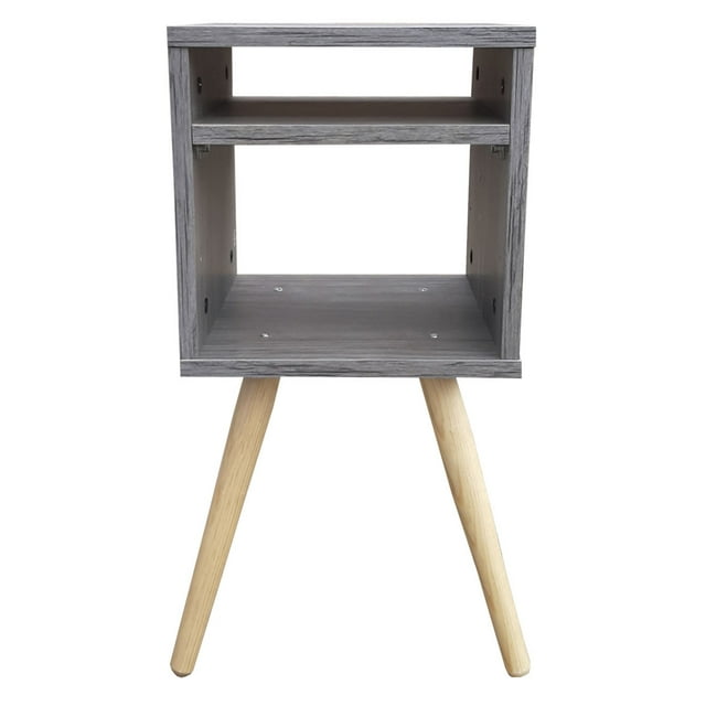 Buro Smart Hogare Mesa De Noche Gris Hogare Buro Smart Hogare