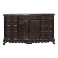thumbnail image 6 of Formal Traditional Style Bedroom 4pc Cherry Finish Queen Poster Bed Dresser Nightstand Mirror Set, 6 of 7