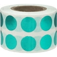 thumbnail image 2 of Metallic Green Circle Dot Stickers | 0.5" Inch Round | 1,000 Pack, 2 of 3