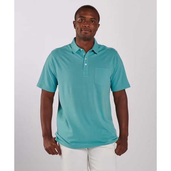 Boxercraft BM2301 Men's Pique Polo-Salt Water-2XL