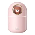 thumbnail image 1 of Humidificador de aire lindo y silencioso con 2 modos de rociado, aroma de aceites esenciales y luz nocturna LED. Rosa, 1 of 8