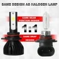 thumbnail image 6 of BSBSDJB For Dodge Challenger 2015-2020 LED Automotive Headlight Bulbs High Low Beam, 6 of 10