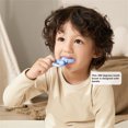 thumbnail image 4 of Qarigey Cepillos de manuales para niños pequeños en forma de U, herramienta de limpieza de de 360 ​​grados, cepillos cuidado de los oídos  Blu tipo 2, 4 of 6
