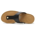 thumbnail image 4 of Fitflop Women's Iqushion Leather Toe-Post Sandals, 4 of 5