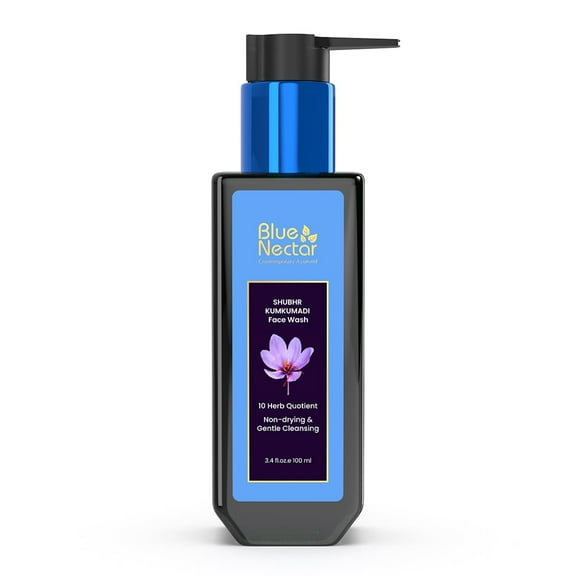 Blue Nectar Kumkumadi Brightening Face Wash with Saffron for Women & Men