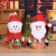 thumbnail image 5 of 5 uds. Cajas de dulces navideñas de plástico transparente, caja de regalos para viejo hombre de nieve, alce, artículos de Navidad, decoración para niños, regalos pequeños, 5 of 5