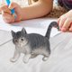thumbnail image 5 of Gwong Juguete Simulación Mini gato Modelo de animal Decoración del hogar Accesorio para niños Juguete Estatua Regalo Gwong 30007808, 5 of 7