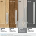thumbnail image 3 of Amerock Ballard 5-1/16 inch (128mm) Center-to-Center Polished Chrome Cabinet Pull, 3 of 6