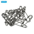 thumbnail image 3 of Uxcell Safety Pins 2.95 inch Large Metal Sewing Pins Black 20Pcs, 3 of 5