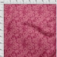 thumbnail image 3 of oneOone Cotton Poplin Twill Pink Fabric Florals Sewing Fabric By The Yard Printed Diy Clothing Sewing Supplies 56 Inch Wide, 3 of 4