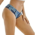 thumbnail image 4 of REALiKUN Women's Sexy Low Waisted Stretch Summer Mini Denim Shorts Hot Pants Clubwear, 4 of 8