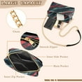 thumbnail image 3 of FORMRS Women Crossbody Purse with Chain Strap Vegan Leather Shoulder Handbag, Stars Abstract Lines, 3 of 7