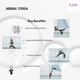 thumbnail image 4 of Hamaca de Yoga Aéreo F.Life de Tela de Seda Aérea con Accesorios, 4 of 7