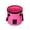 Hot Pink, variant on Collapsible Bucket With Handle, Ultra Lightweight Portable Wash Basin For Camping, Hiking, Fishing, Gardening, Boating, Beach And Foot Bath