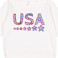 thumbnail image 3 of Inktastic Fourth of July USA Red, White, and Blue Toddler Sweatshirt, 3 of 4