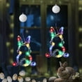 thumbnail image 6 of Easter Bunny Night Light, Easter Decorations Indoor, 3 Pack LED Window Lights with Remote & Timer, Battery Powered Adhesive Suction Cup, Gift for Kids Girls Bedroom Nursery, 6 of 7