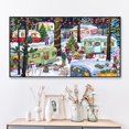 thumbnail image 3 of YALKIN Christmas Happy Camping Large Diamond Painting Kits for Adults Full Round Drill DIY Diamond Dotz Kits for Home Wall Decor, 3 of 6