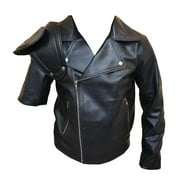 Mad Max 2 Road Warriors Jacket Mens Movie Tom Hardy Australian Black Leather Jacket Biker Motorcycle Jacket