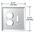 thumbnail image 2 of C.R. LAURENCE GMP7C CRL Clear Duplex and Toggle Combo Glass Mirror Plate, 2 of 2