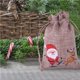 thumbnail image 3 of Bearachild 10 Uds. Bolsa de regalo de lino de Navidad, joyería de Papá Noel, bolsa de regalo de almacenamiento de dulces de Chocolate para niños, Kits de decoración para fiestas No.2 Bearachild HA042679-02, 3 of 6