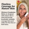 thumbnail image 7 of Vibriance Complexion Sticks - Foundation for Mature Skin - Sheer, Buildable Coverage Face Makeup Foundation for Older Women - 3-in-1 Base, Contour, Concealer - Natural Beige, 7 of 7