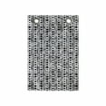 thumbnail image 1 of Contemporary Hanging Pocket Organizer, Minimalist Toned Little Ovals Polka Dots Spouts Circles Simplistic Design, Printed Polyester Storage Bag with Pockets, 14" x 20", Black and White, 1 of 2