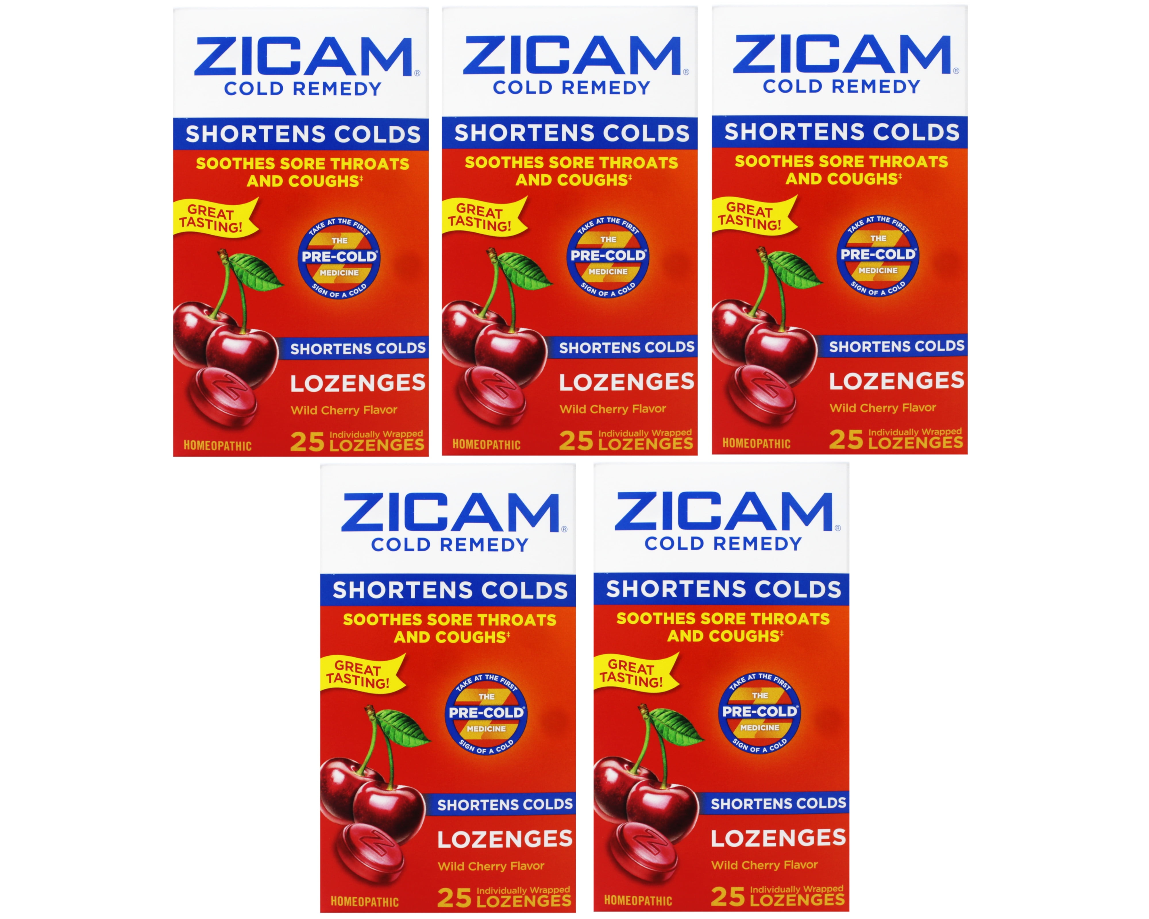 あめ☂️ 4 Pack - Zicam Cold Remedy Zinc Lozenges, Soothes Sore Throat and