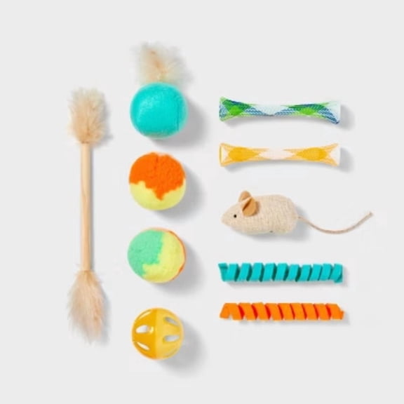 Multi Cat Toy Set - 10pk