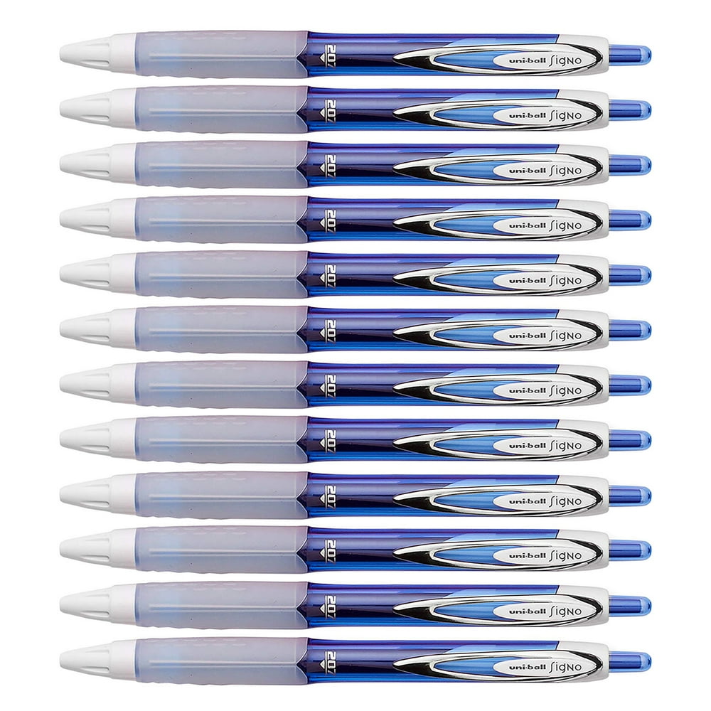 UniBall Signo 207 Colors Retractable Gel Pen, 0.7mm, Medium Point