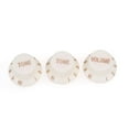 thumbnail image 5 of Imperial Inch Size 1 Volume 2 Tone Strat Knobs Set for USA Made Stratocaster Electric Guitar Cream, 5 of 9