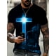 thumbnail image 4 of Camiseta De Manga Corta Con Cuello Redondo Con Estampado De Nubes Y Cruzadas Para Hombre, Camisetas Gráficas, Pijama, 4 of 4