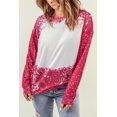 thumbnail image 2 of ABPHQTO Sudadera de Mujer Cuello Redondo Tie-dye Rojo, 2 of 5