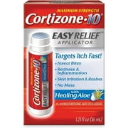 Cortizone-10 1% Hydrocortisone Anti Itch Roll-on Liquid for Eczema and Bug Bite Relief, Maximum Strength, 1.25 fl oz