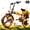 A6-Premium Edition, variant on XKJ Electric Bike for Adults, Ebike, Electric Bicycle with 576WH Battery,14" Folding Ebike, 20MPH,20+ Miles(MAX),500W Motor,Multi-Shock Absorption,Commuting Mini E Bikes with Baskets,UL2849