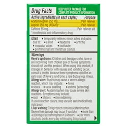Caplets de Alivio de Dolor de Cabeza de Fuerza Extra Equate con Acetaminofén, Aspirina y Cafeína, 24 Unidades 2